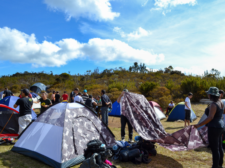 Área Camping Terreirão no Pico da Bandeira