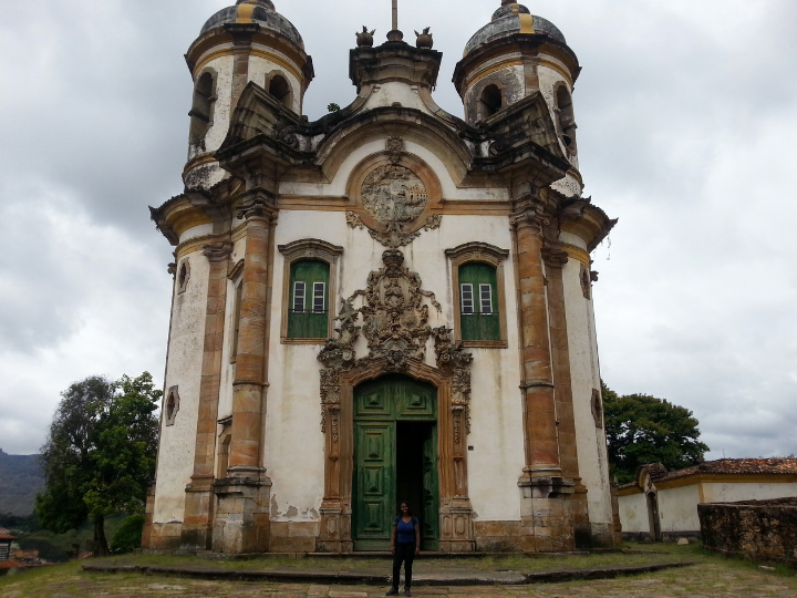 Igreja São Francisco de Assis em Ouro Preto em Minas Gerais