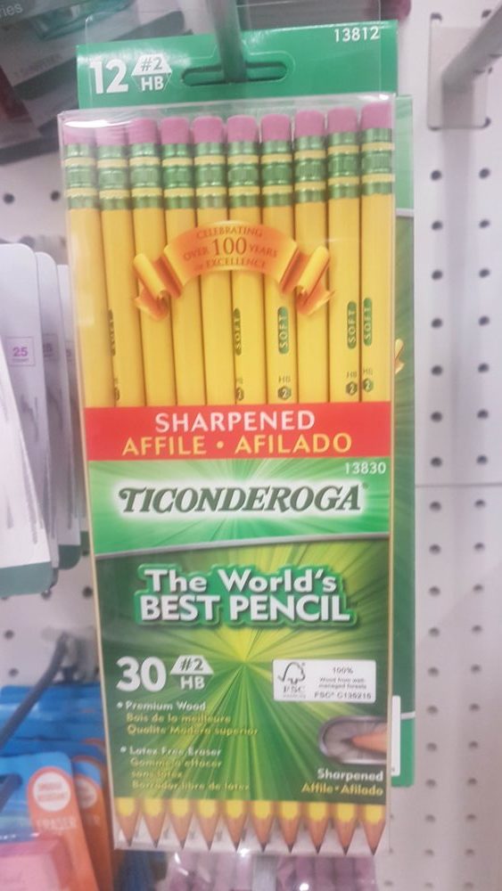 Pencil Ticonderoga