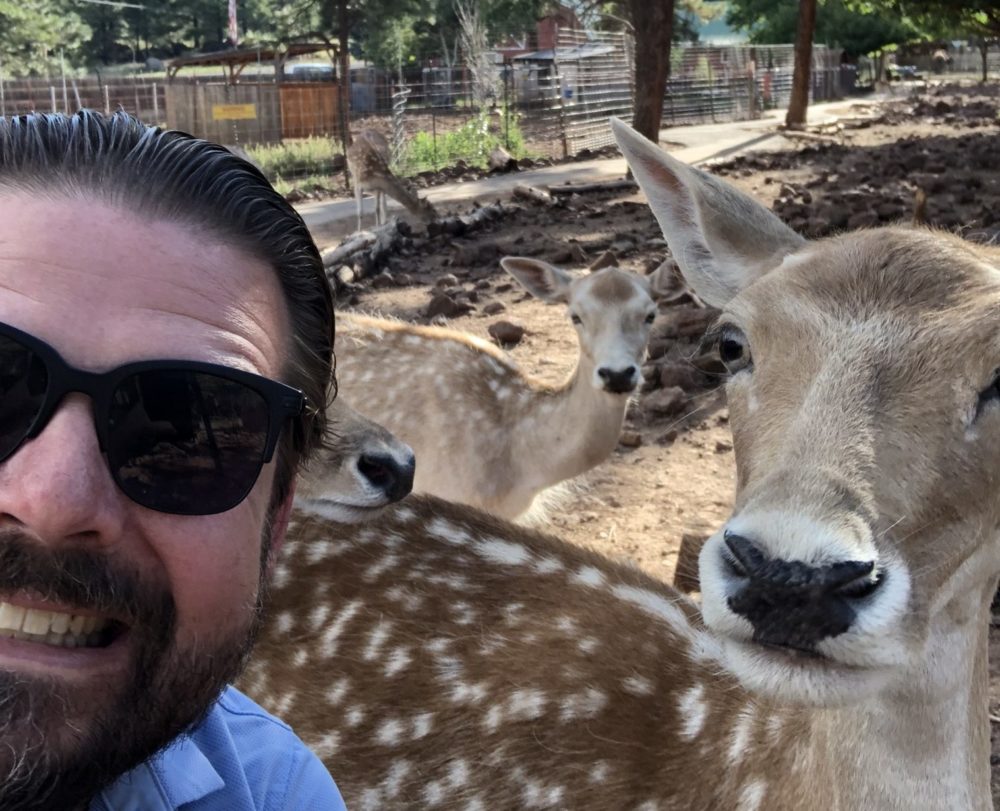 Deer Farm Williams AZ, selfie