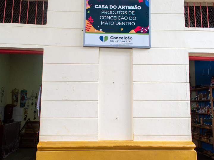 Casa do Artesão no Mercado Central de Conceição do Mato Dentro