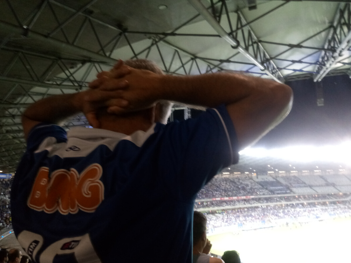 Gol do Bahia contra o Cruzeiro no Mineirão