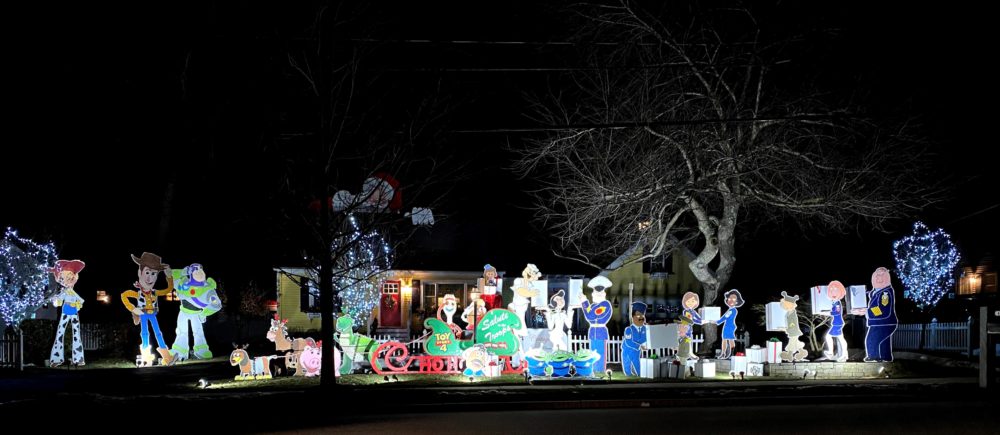 decoração de natal extravagante EUA