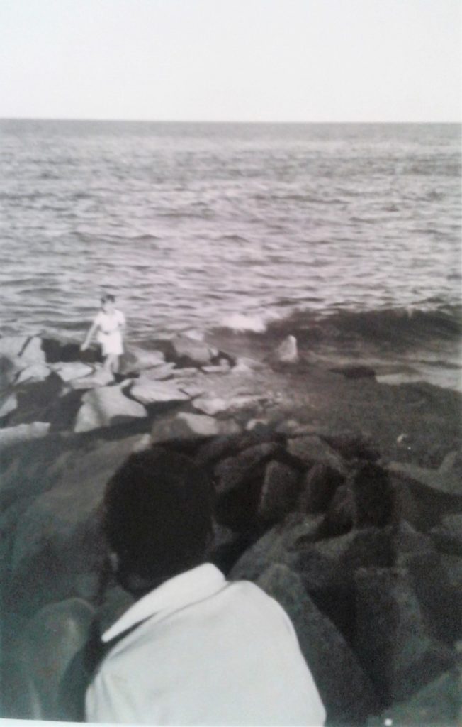Praia de pedra em Olinda, PE