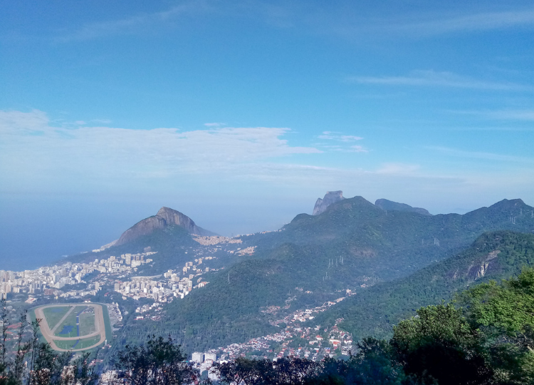Morro do Corcovado no Rio de Janeiro