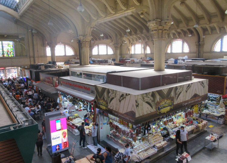 Mercado de São Paulo em SP.