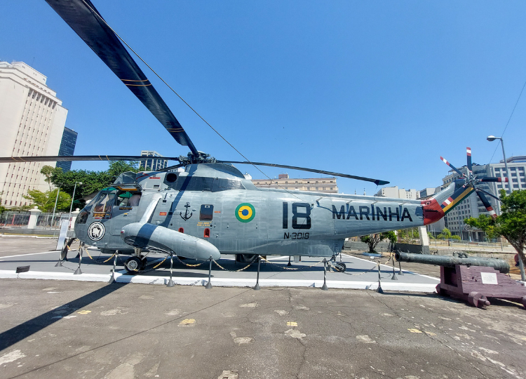 Helicóptero Museu Sea King