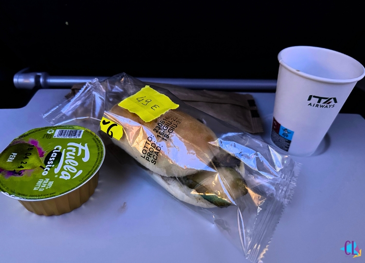 comida vegana voo avião