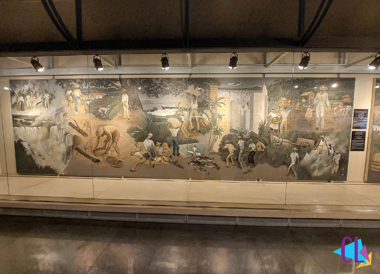 Pintura Museu da Imigração Japonesa em São Paulo