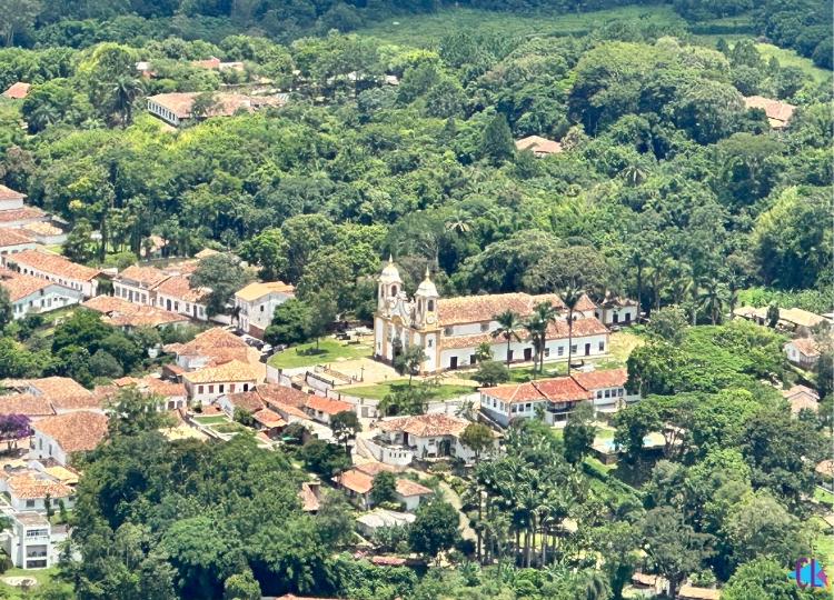Vista da igreja matriz trilha de são josé