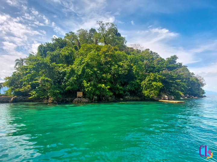 Ilha dos cocos em Paraty