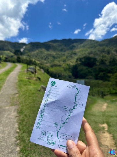 Mapa sítio do alcantilado